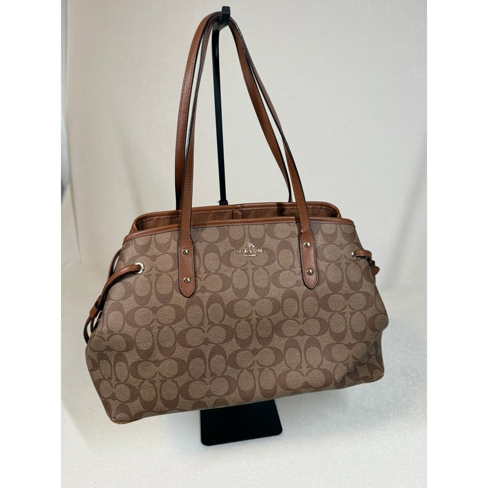 Coach Drawstring Carryall in Signature Canvas F57842